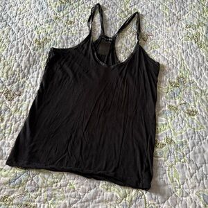 Ann Demeulemeester Cotton/Rayon/Silk Black Camisole